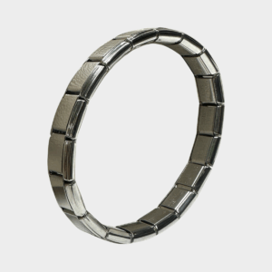 Pulsera Italiana Plateada Lisa